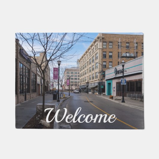 Downtown Springfield Willkommen Fußmatte (Vorderseite)
