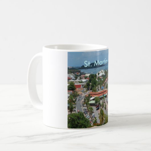 Downtown St. Martin Kaffeetasse (Vorderseite Links)