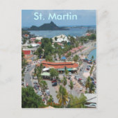Downtown St. Martin Postkarte (Vorderseite)