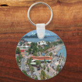 Downtown St. Martin Schlüsselanhänger (Vorderseite)