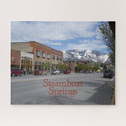 Downtown Steamboat Springs Colorado Puzzle (Horizontal)