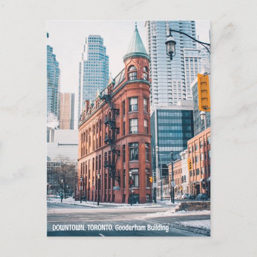 DOWNTOWN, TORONTO, Gooderham Gebäude Postkarte (Vorderseite)