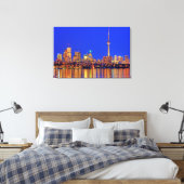 Downtown Toronto skyline at night Leinwanddruck (Insitu (Schlafzimmer))