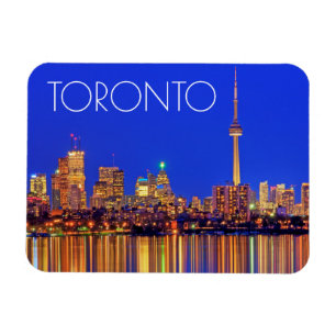 Downtown Toronto Skyline nachts Magnet