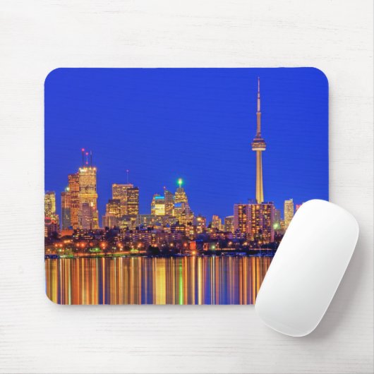 Downtown Toronto Skyline nachts Mousepad (Mit Mouse)