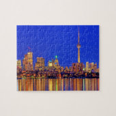 Downtown Toronto Skyline nachts Puzzle (Horizontal)