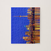 Downtown Toronto Skyline nachts Puzzle (Vertikal)