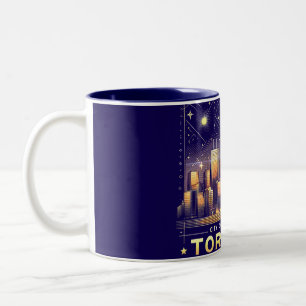 Downtown-Träume - Toronto Luxus-Tasse Zweifarbige Tasse