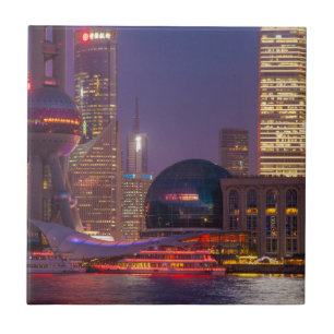 Downtown Ufer Shanghai, China Fliese