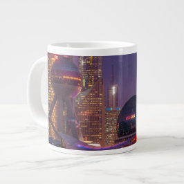 Downtown Ufer Shanghai, China Jumbo-Tasse