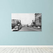 Downtown View von Chehalis, Washington Fotograf Leinwanddruck (Insitu (Holzboden))