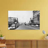 Downtown View von Chehalis, Washington Fotograf Leinwanddruck (Insitu (Wohnzimmer))