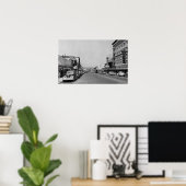 Downtown View von Chehalis, Washington Fotograf Poster (Heimbüro)