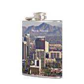 Downtown View von Phoenix, Arizona Flachmann (Links)