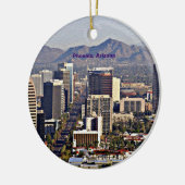 Downtown View von Phoenix, Arizona Keramikornament (Links)