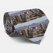 Downtown View von Phoenix, Arizona Krawatte (Gerollt)
