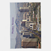 Downtown View von Phoenix, Arizona Küchentuch (Vertikal)