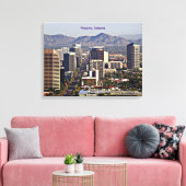 Downtown View von Phoenix, Arizona Leinwanddruck (Insitu (Wohnzimmer))