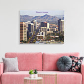 Downtown View von Phoenix, Arizona Leinwanddruck (Insitu (Wohnzimmer))