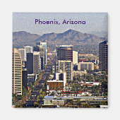 Downtown View von Phoenix, Arizona Magnet (Vorne)