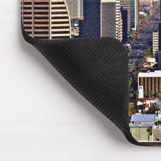 Downtown View von Phoenix, Arizona Mousepad (Ecke)