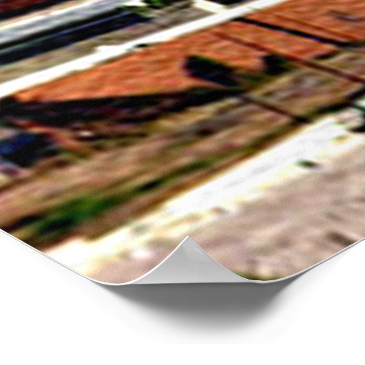 Downtown View von Phoenix, Arizona Poster (Ecke)