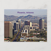Downtown View von Phoenix, Arizona Postkarte (Vorderseite)