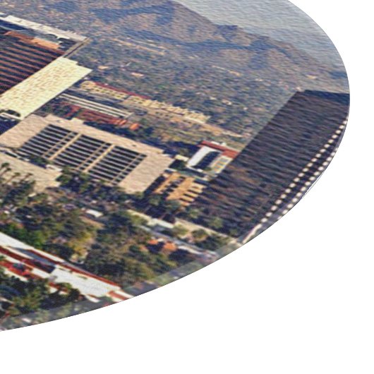 Downtown View von Phoenix, Arizona Schneidebrett (Ecke)