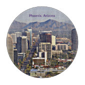Downtown View von Phoenix, Arizona Schneidebrett (Vorderseite)