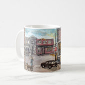 Downtown Willoughby, Hund Walk Painting Tasse (Vorderseite Links)