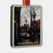 Downtown Willoughby Weihnachts-Foto Ornament (Rechts)