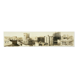 Downtown Winnipeg Panorama, 1912 Fotodruck