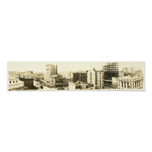 Downtown Winnipeg Panorama, 1912 Fotodruck (Vorne)