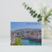 Downtown Zürich Postcard Postkarte (Stehend Vorderseite)