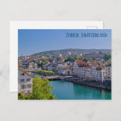 Downtown Zürich Postcard Postkarte (Vorne/Hinten)