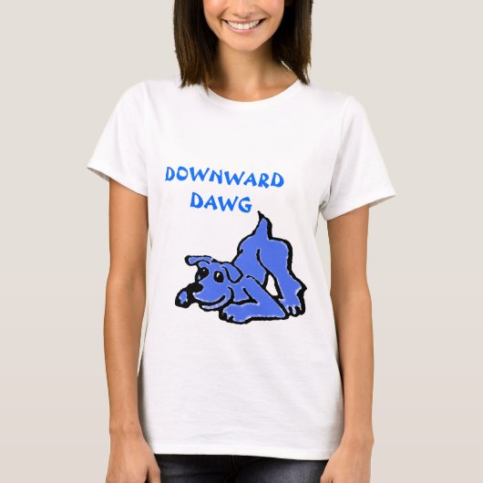 DOWNWARD DAWG Yoga T-Shirt (Vorderseite)