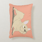 Downward dog dekokissen (Vorderseite(Vertikal))