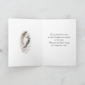 Downy Woodpecker 8998 - nach Wunsch anpassen Karte (Innenseite)