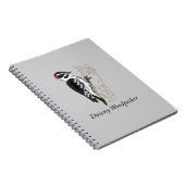 Downy Woodpecker Illustration Notizblock (Rechte Seite)