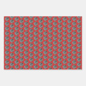 Downy Woodpecker in Snow - Original Foto Geschenkpapier Set (Vorderseite)