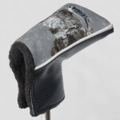 Downy Woodpecker in Snow - Original Foto Golf Headcover (3/4 Vorderseite)