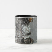 Downy Woodpecker in Snow - Original Foto Tasse (Zentrum)