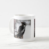 Downy Woodpecker Kaffeetasse (Vorderseite Links)