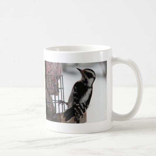 Downy Woodpecker Kaffeetasse (Rechts)