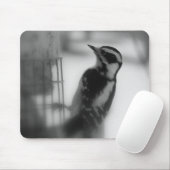 Downy Woodpecker Mousepad (Mit Mouse)
