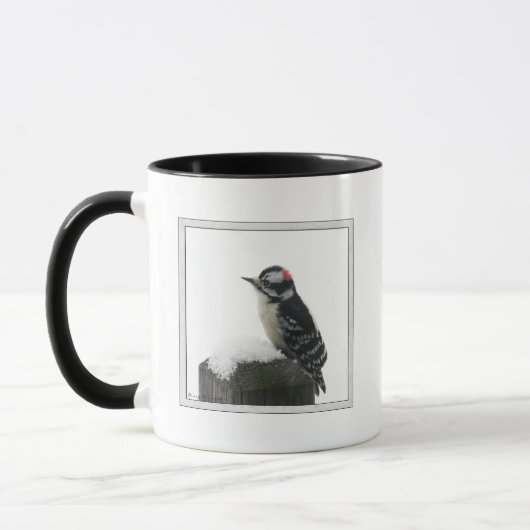 Downy Woodpecker Mug Tasse (Links)