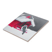 Downy Woodpecker Painting - Original Bird Art Fliese (Seite)