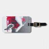 Downy Woodpecker Painting - Original Bird Art Gepäckanhänger (Vorderseite horizontal)