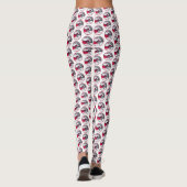 Downy Woodpecker Painting - Original Bird Art Leggings (Rückseite)