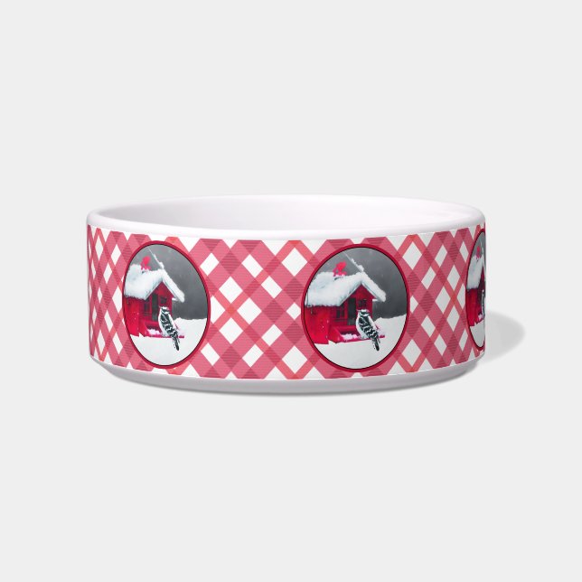 Downy Woodpecker Painting - Original Bird Art Napf (Links)